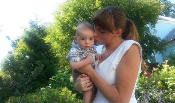 Екатерина Ифтоди с сыном от Бориса Немцова