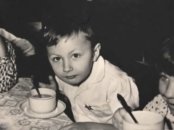 Игорь Николаев в детстве