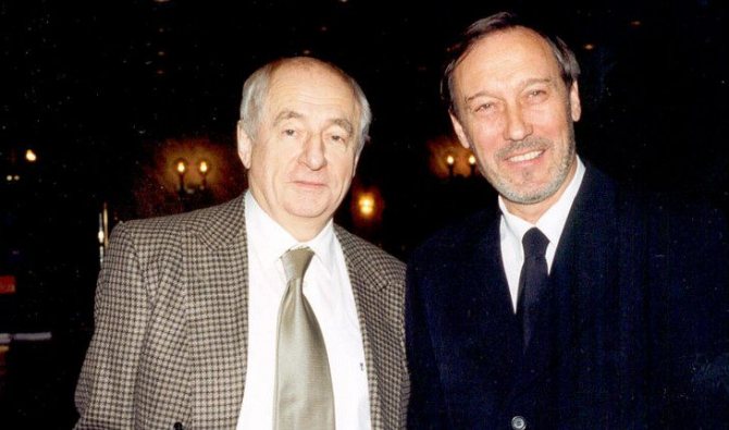 Марк Захаров и Олег Янковский